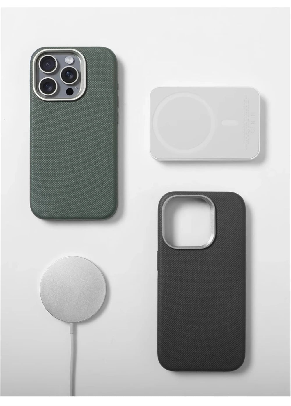 Premium Leather iPhone Case with Camera Protection and MagSafe