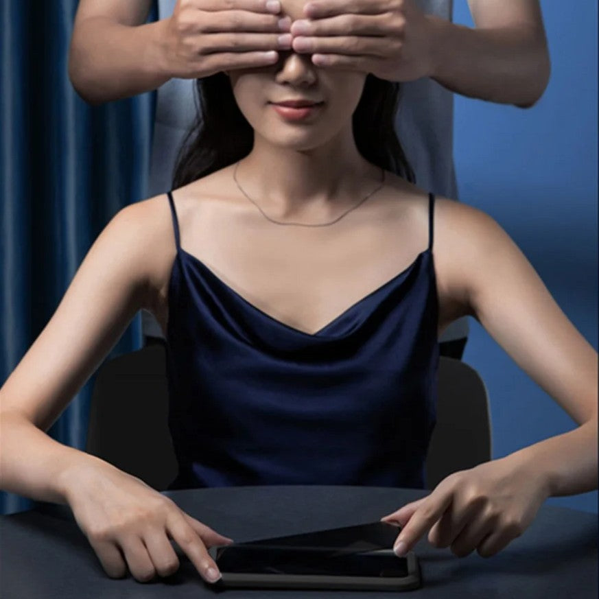 Privacy Glass Screen Protector For iPhone, Scratch Resistant, 3-Pack