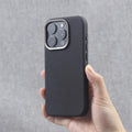 Premium Leather iPhone Case with Camera Protection and MagSafe