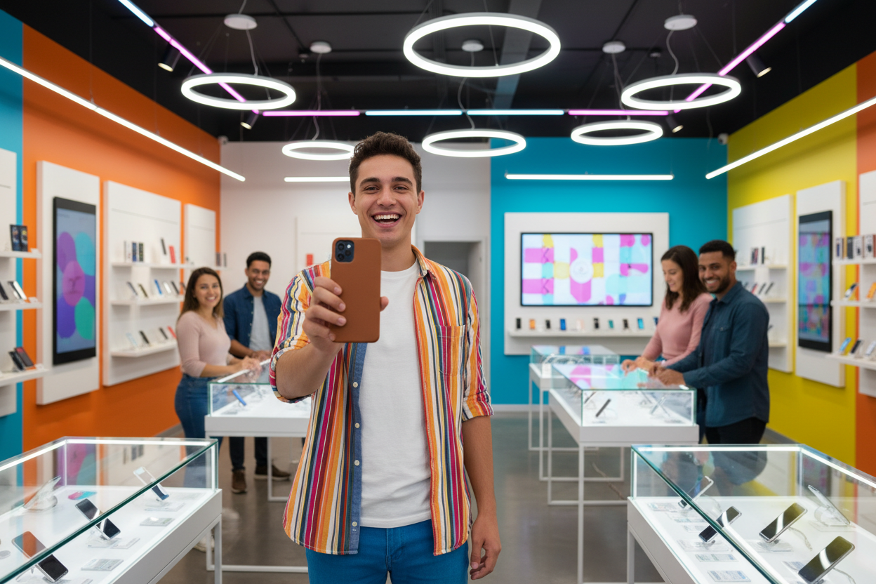 ANOTHER ONE, PLAIN LEATHER CASE NO LINES OR PATTERN 